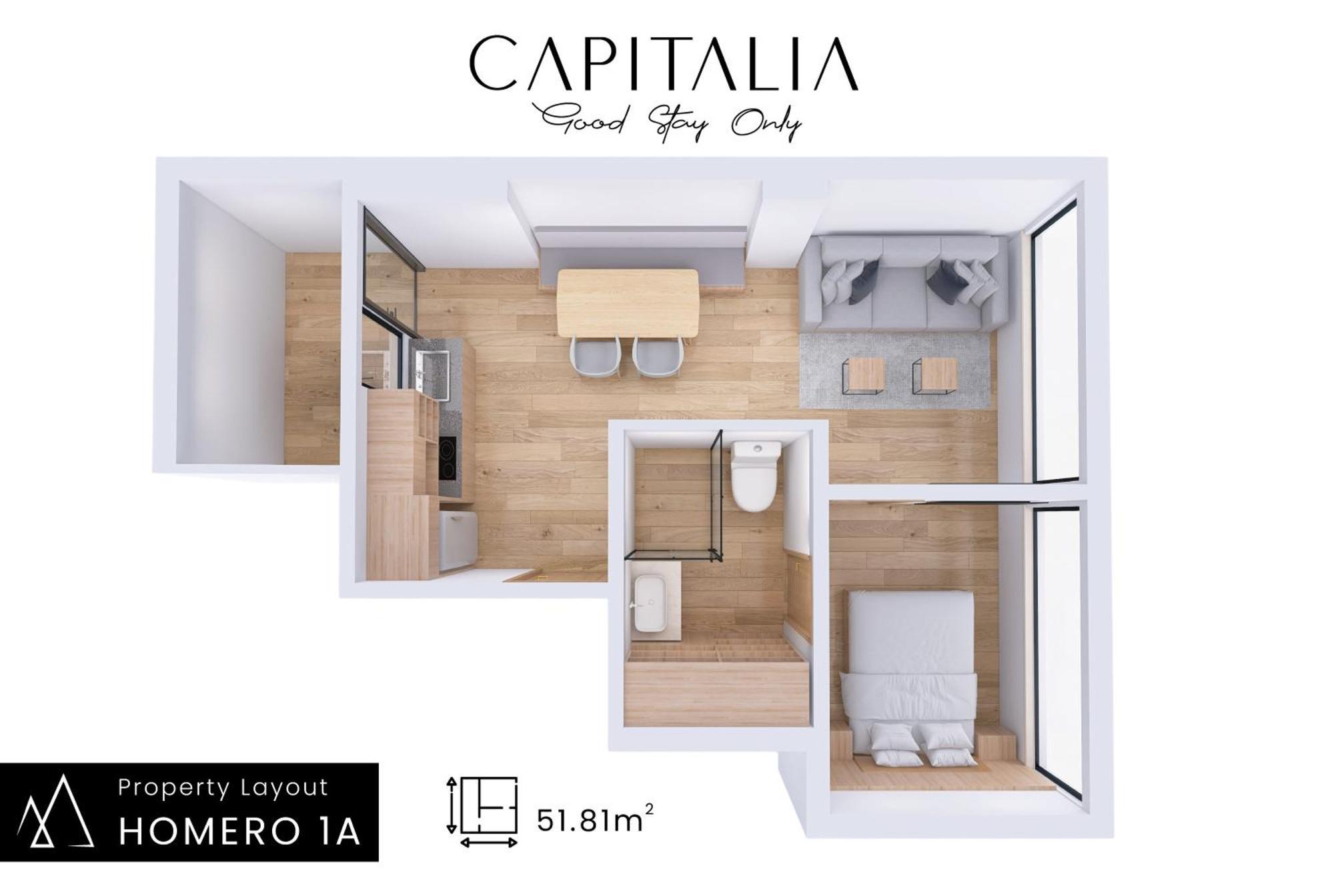 Capitalia - Luxury Apartments - Homero Мексико Сити Стая снимка