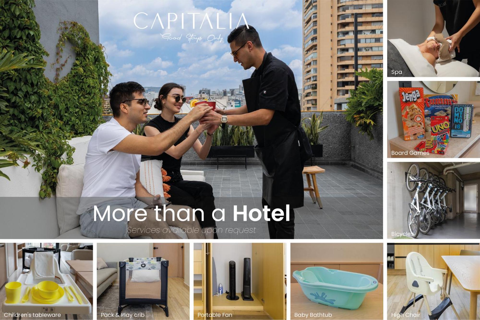 Capitalia - Luxury Apartments - Homero Мексико Сити Стая снимка